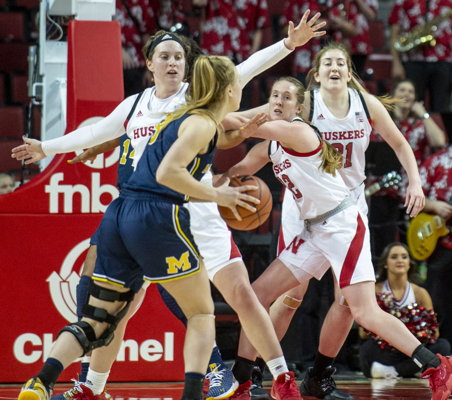 Nebraska vs. Michigan women's basketball, 1.19